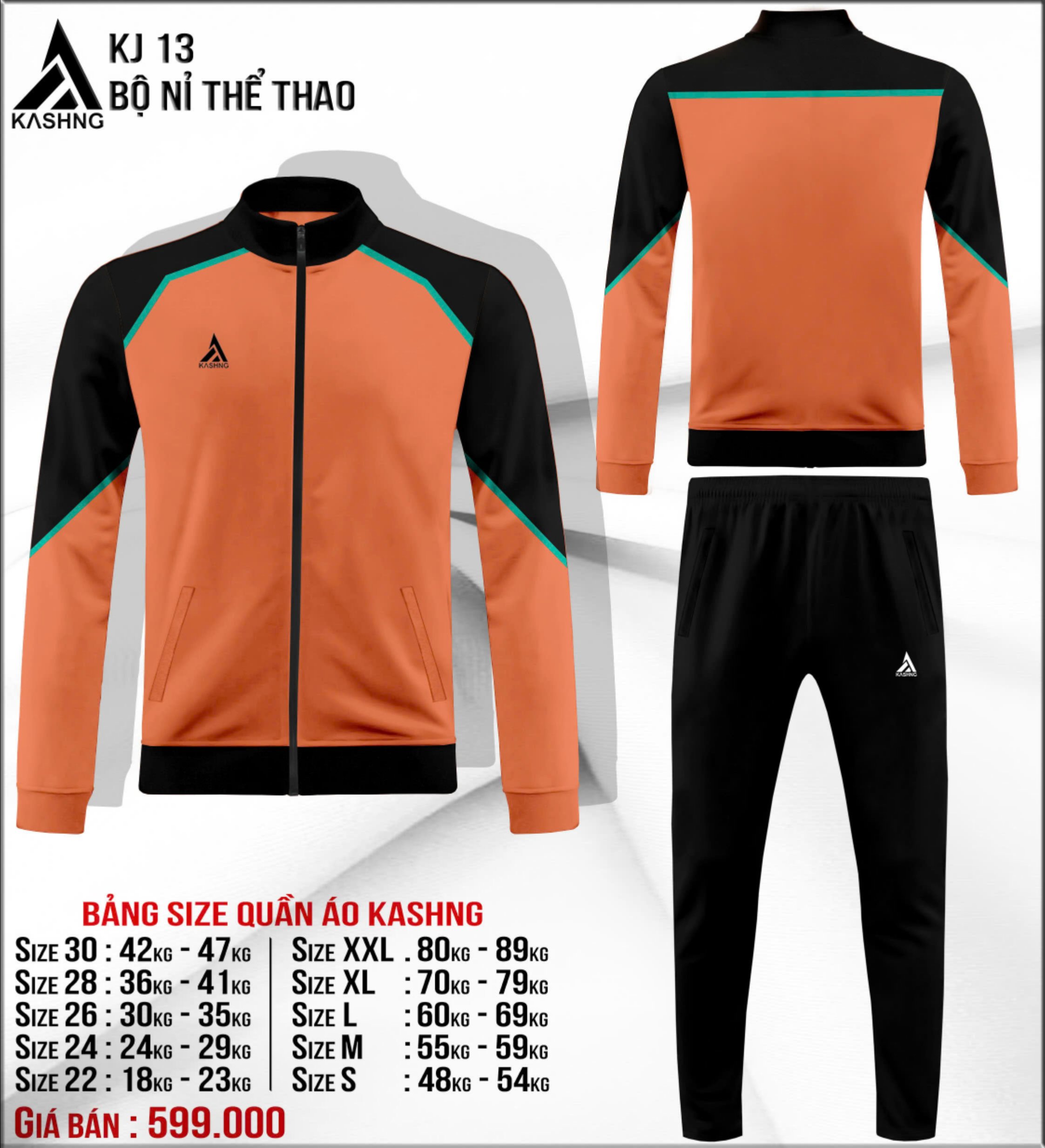 Bộ nỉ thể thao cao cấp KJ13