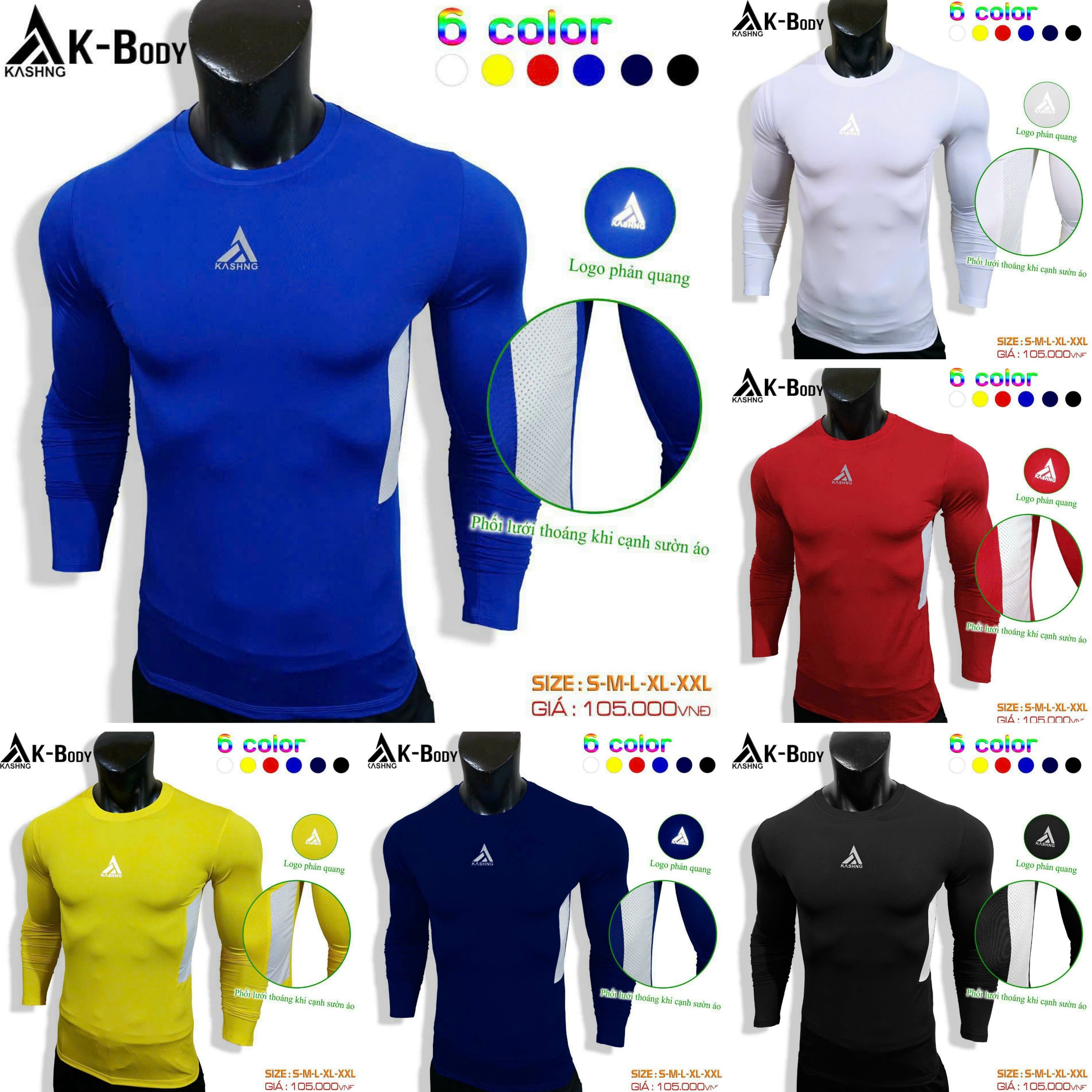 Áo giữ nhiệt cao cấp K-Body - Hàng sẵn kho