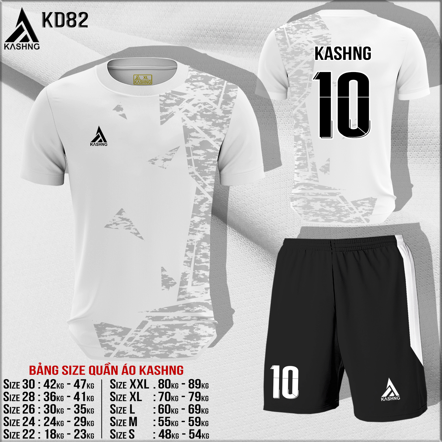 Bộ quần áo bóng đá cao cấp KD82 - Đặt may