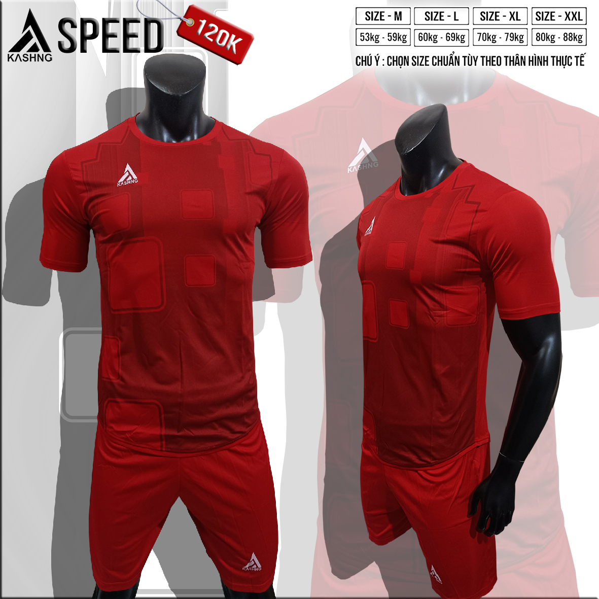 Bộ quần áo bóng đá KASHNG SPEED - Hàng sẵn kho