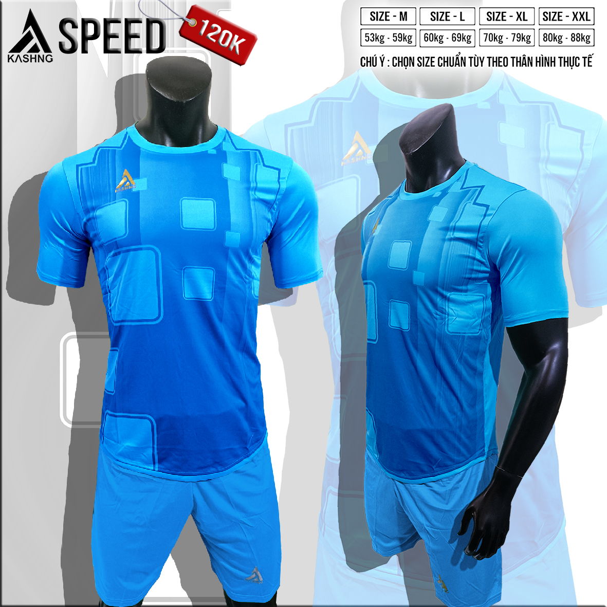 Bộ quần áo bóng đá KASHNG SPEED - Hàng sẵn kho