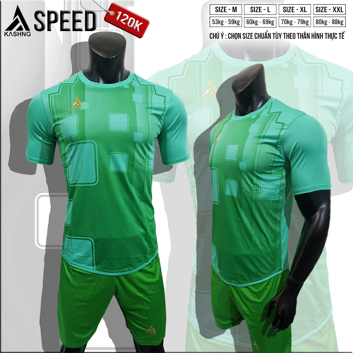 Bộ quần áo bóng đá KASHNG SPEED - Hàng sẵn kho
