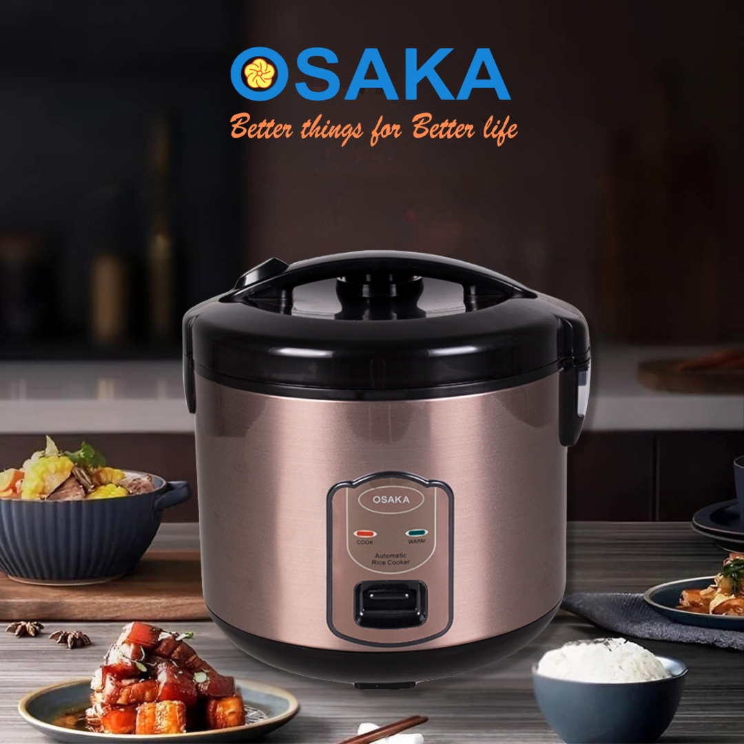 NỒI CƠM ĐIỆN OSAKA RC118T 1.8 LÍT - GIỮ TRỌN VỊ QUÊ HƯƠNG