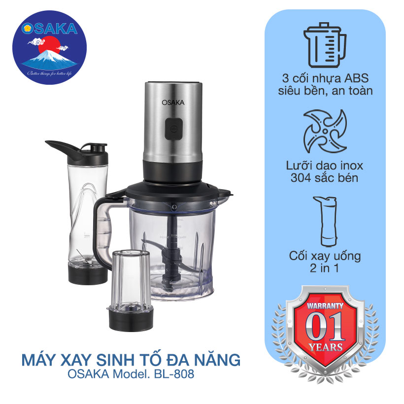 MÁY XAY OSAKA BL808 - BỘ ĐA NĂNG