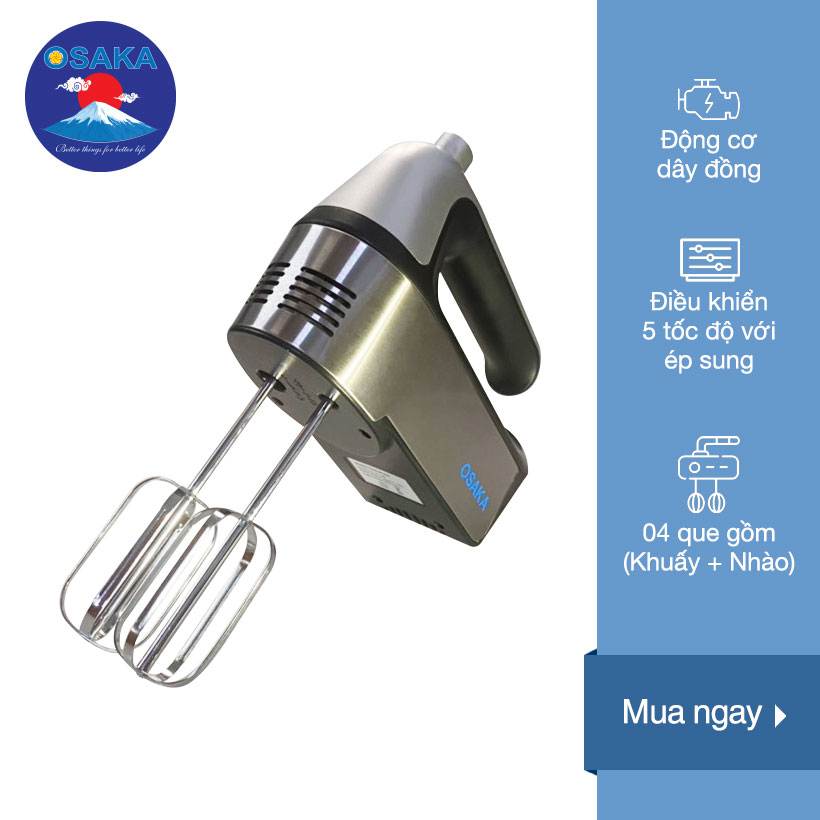 MÁY ĐÁNH TRỨNG OSAKA HM999 (300W) - Hàng Chính Hãng