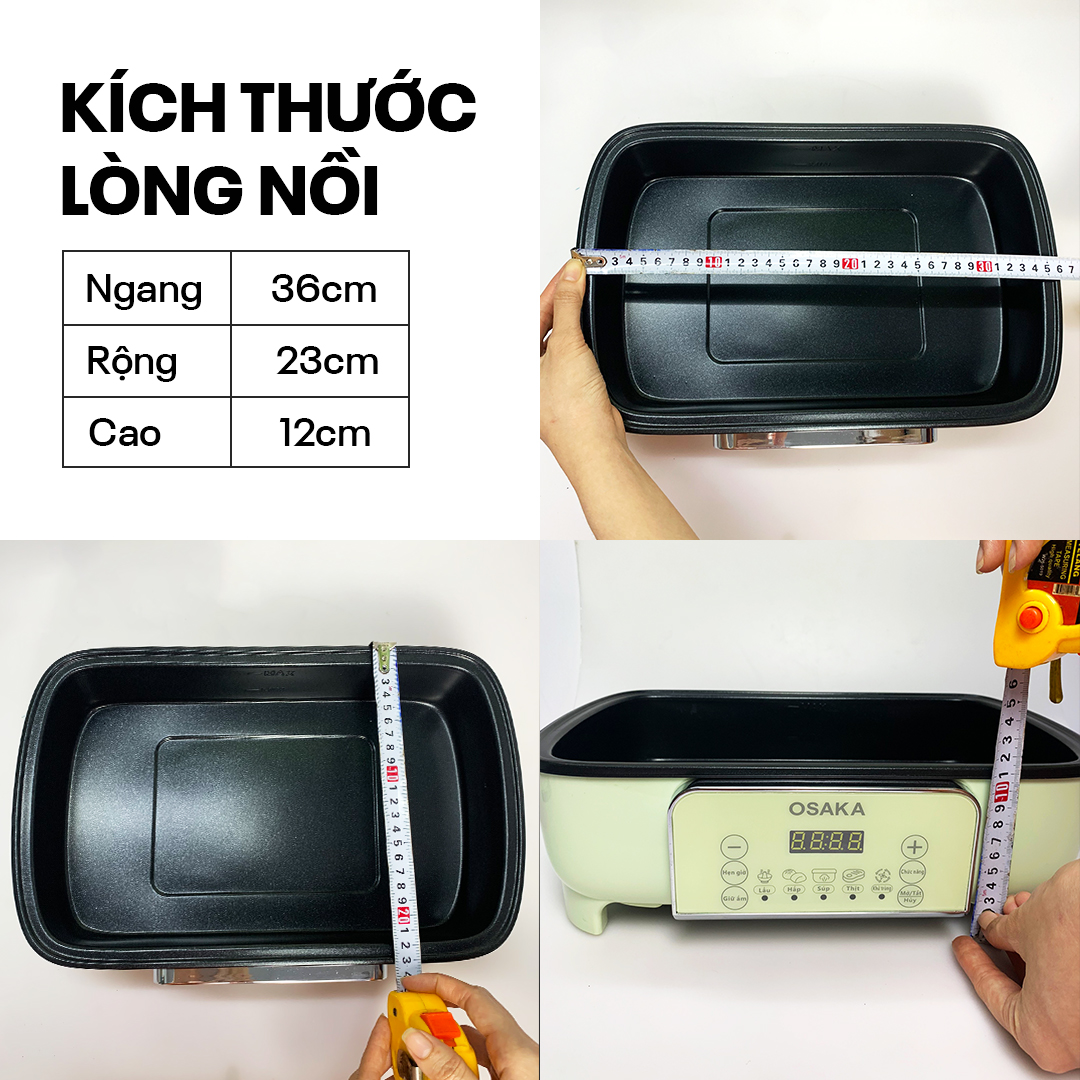 NỒI LẨU HẤP THỦY NHIỆT ĐA NĂNG OSAKA MP-888 NGON NHƯ NHÀ HÀNG CHANG KANG KUNG