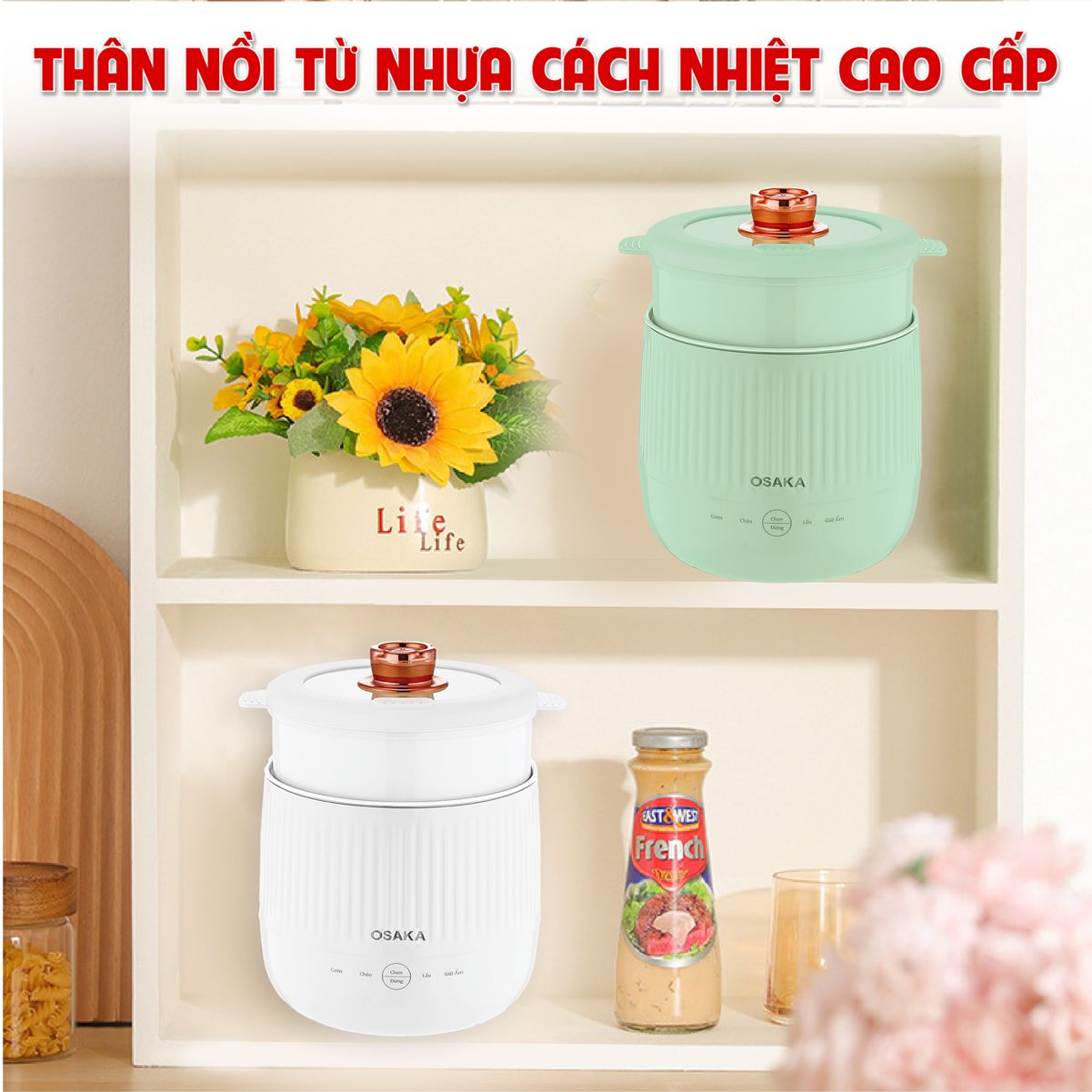 NỒI LẨU ĐIỆN "MAGIC POT" 12 TRONG 1 OSAKA MCP-180E ĐA NĂNG VÀ TIỆN DỤNG
