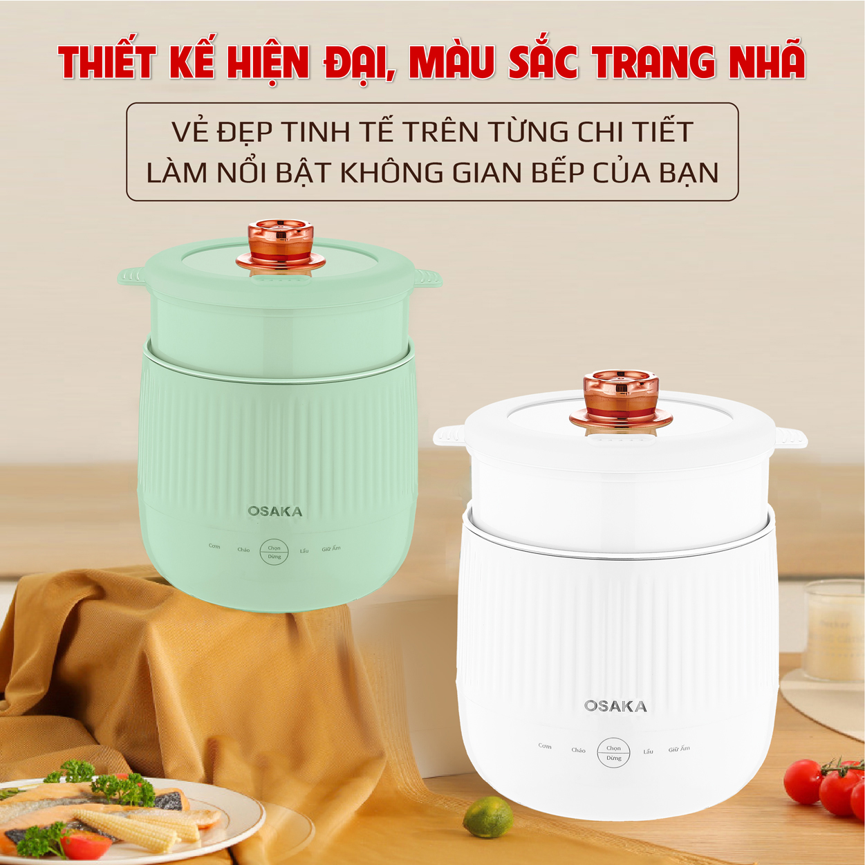 NỒI LẨU ĐIỆN "MAGIC POT" 12 TRONG 1 OSAKA MCP-180E ĐA NĂNG VÀ TIỆN DỤNG