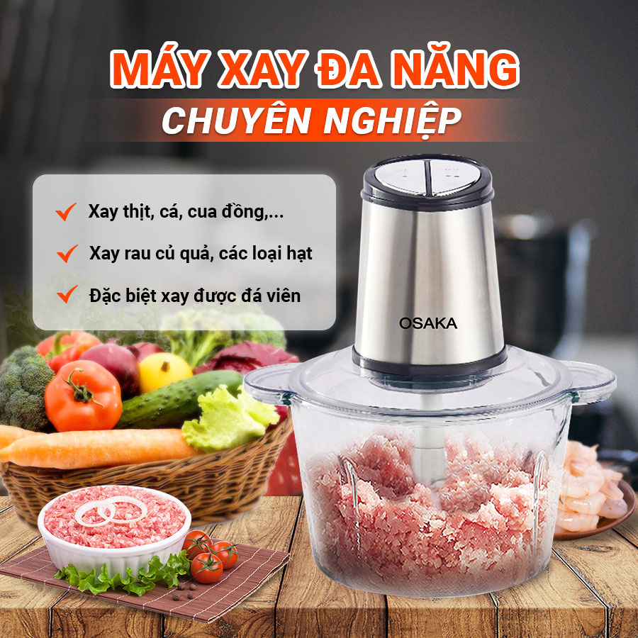 Máy xay thịt OSAKA MC-201 chính hãng đa năng tiện dụng