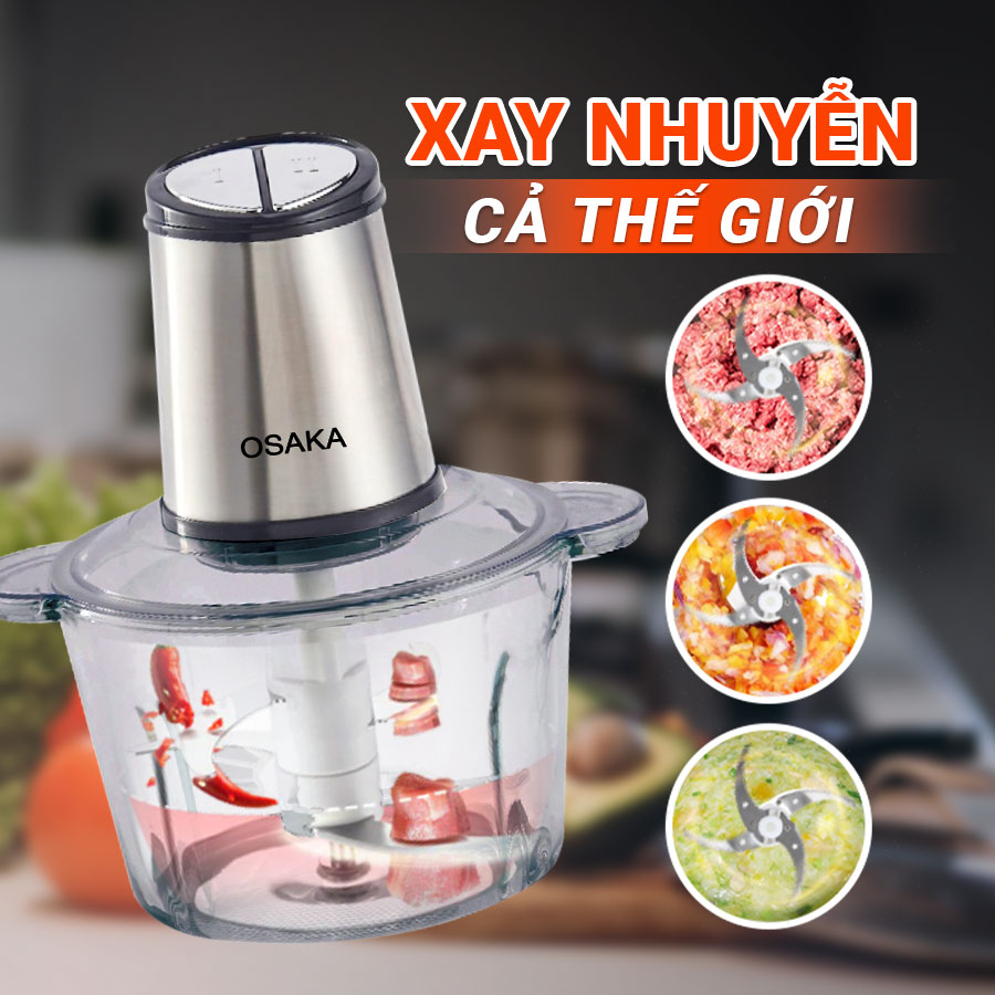 Máy xay thịt OSAKA MC-201 chính hãng đa năng tiện dụng