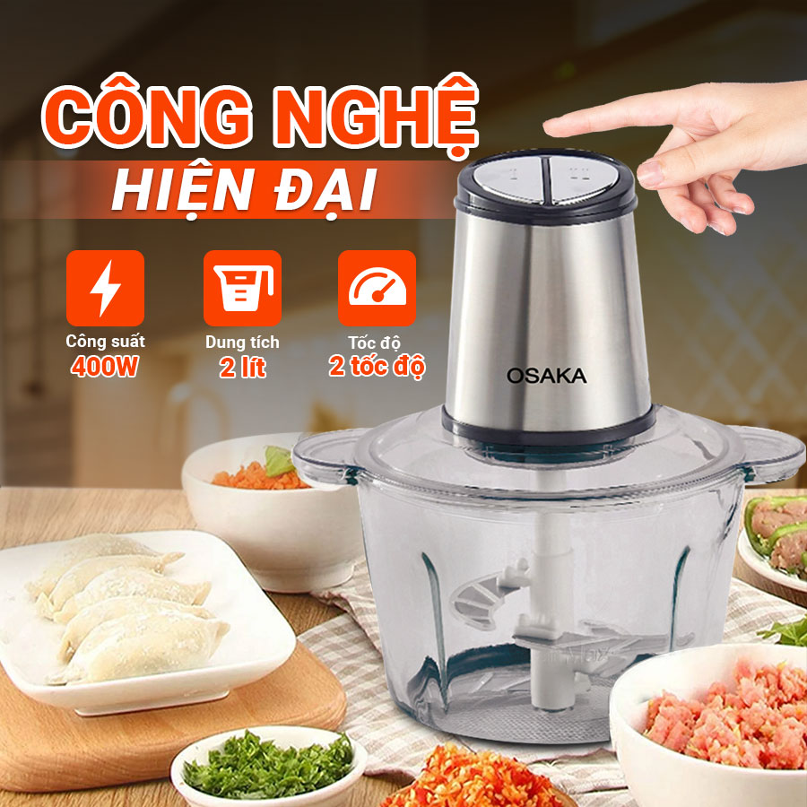 Máy xay thịt OSAKA MC-201 chính hãng đa năng tiện dụng