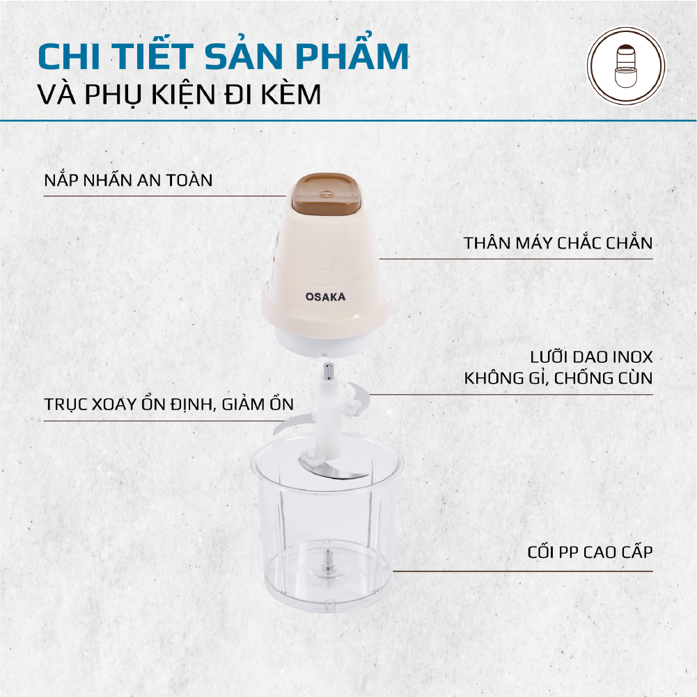 Máy xay Quốc dân OSAKA MC-101 chính hãng đa năng tiện dụng