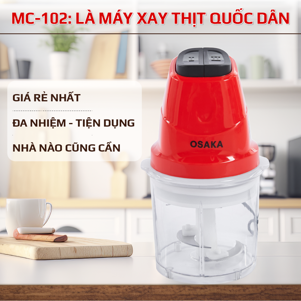 Máy xay Quốc dân OSAKA MC-102 chính hãng đa năng tiện dụng