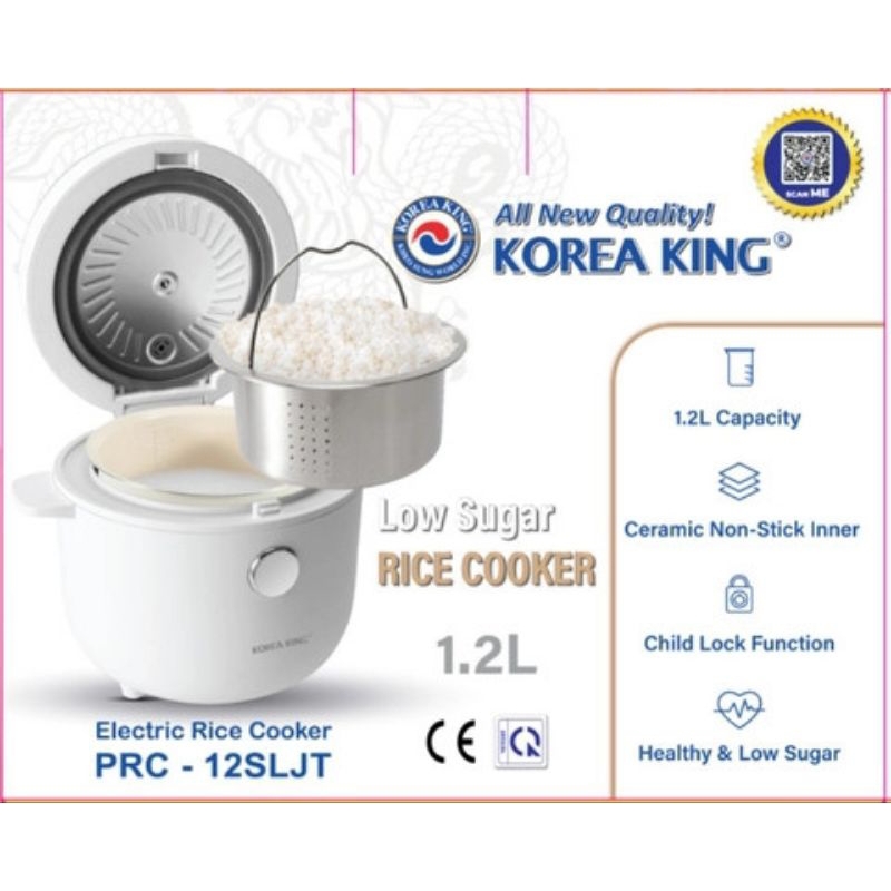 CÁCH SỬ DỤNG NỒI CƠM ĐIỆN TÁCH ĐƯỜNG KOREA KING PRC-12SLJT