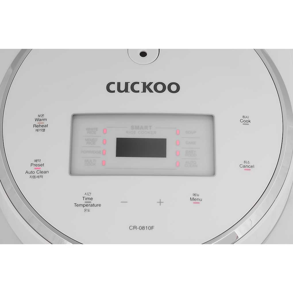 Nồi cơm điện tử Cuckoo 1.44 lít CR-0810F - Hàng chính hãng