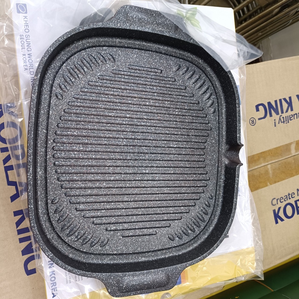Chảo Nướngchống dính Cao cấp từ KoreaKing Hàn Quốc [KGP-32MHI] - Bền, đẹp an toàn, sử dụng được các loại bếp
