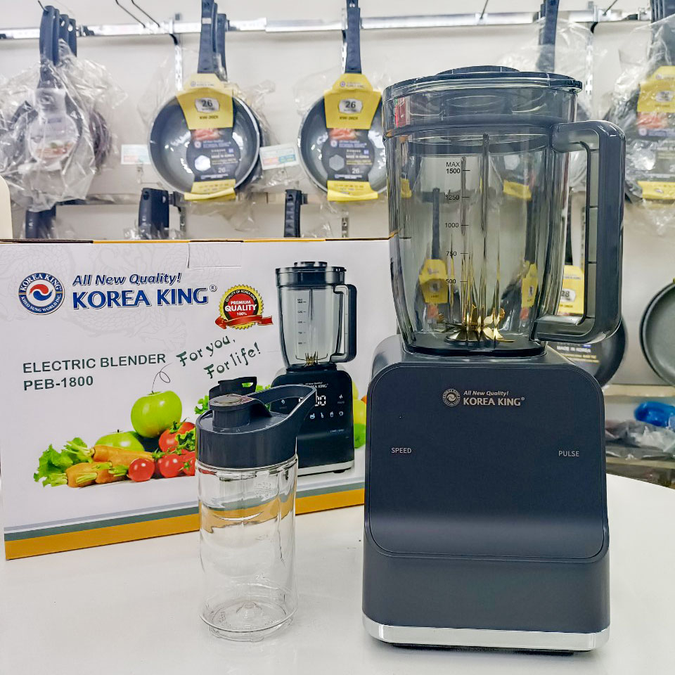 Máy xay sinh tố đa năng 1800W Korea King- Hàn Quốc, xay nhuyễn thực phẩm, vệ sinh dễ dàng - Bảo hành 12 tháng -Gia Thành