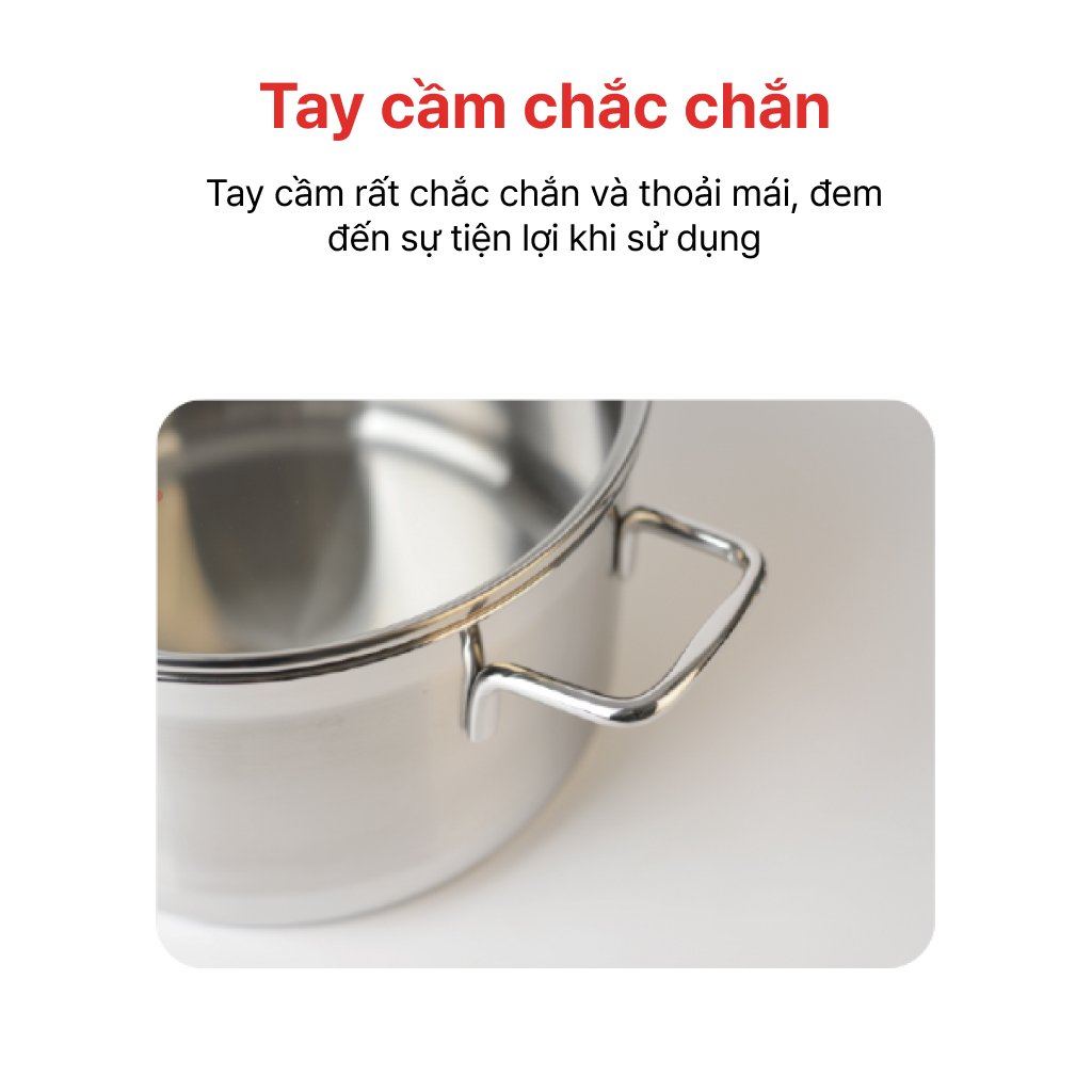 Bộ nồi Inox 5 đáy Penta HAPPYCOOK, HCS-PT06 Gia dụng Gia Thành