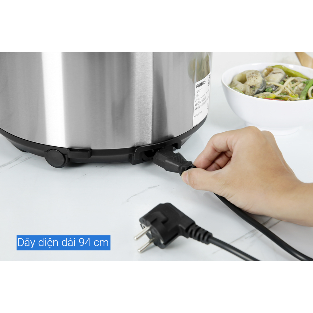 Nồi áp suất điện Philips HD2237/66 6 lít - Hàng chính hãng