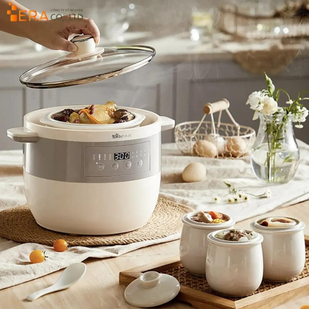 Nồi nấu chậm đa năng Bear DDZ-B25Q3 Bảo hành 18 tháng