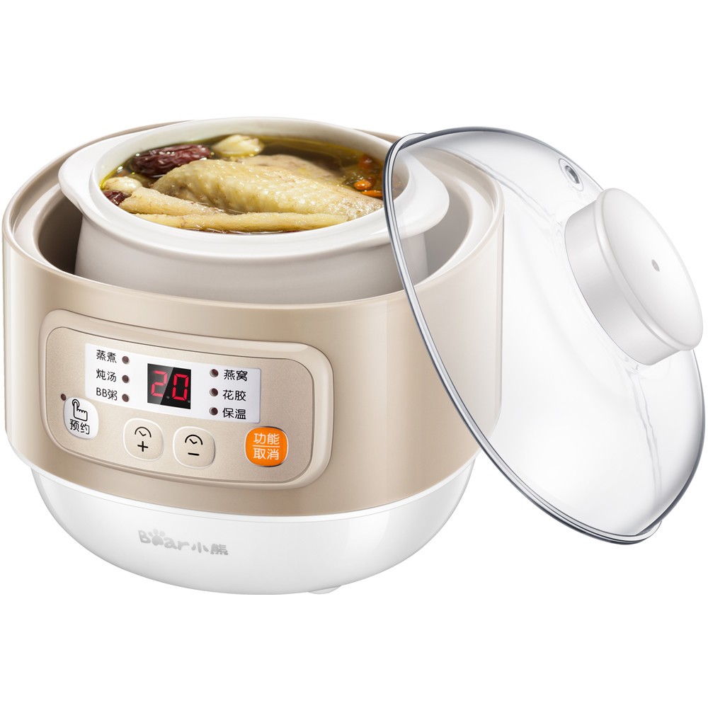 Nồi nấu chậm Bear DDZ-A08D1 Bảo hành 18 tháng