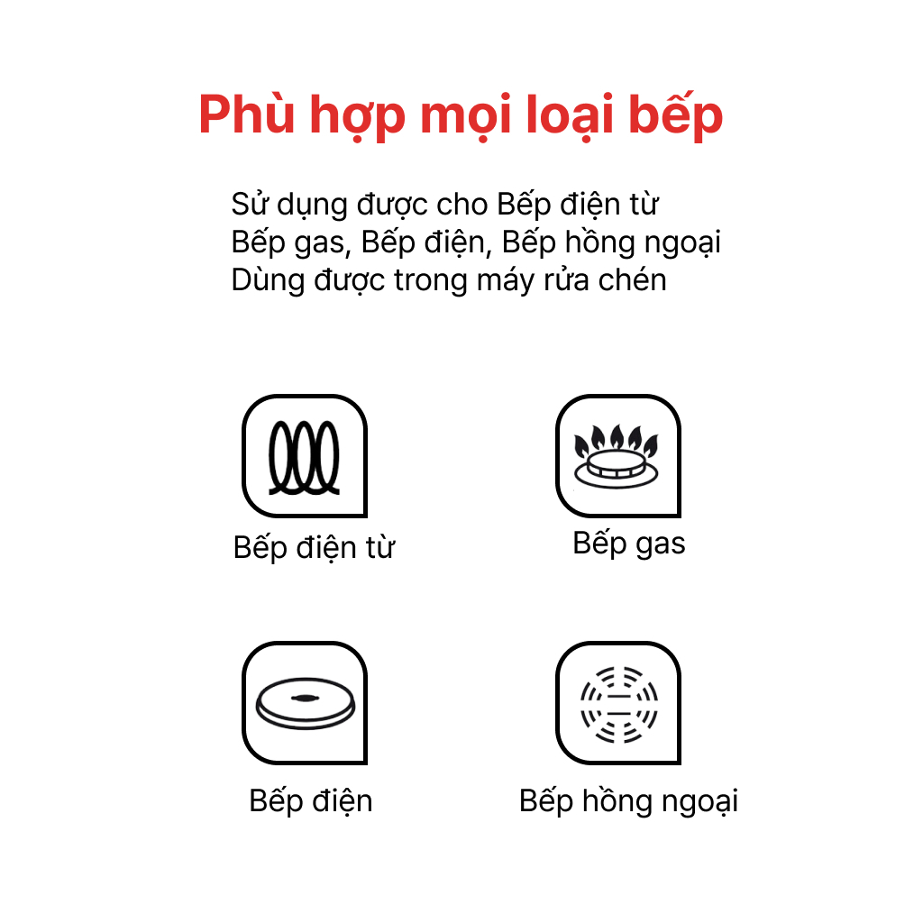 Bộ nồi Inox 5 đáy Penta HAPPYCOOK, HCS-PT06 Gia dụng Gia Thành