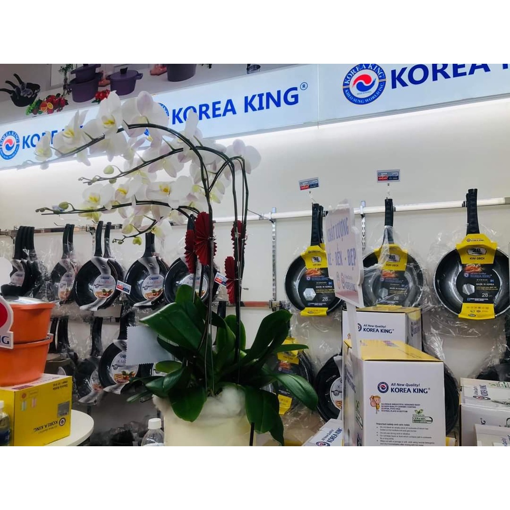 Chảo chống dính Korea King- Size 26cm, 28cm (Lòng sâu)- chống dính cao cấp SX Hàn Quốc