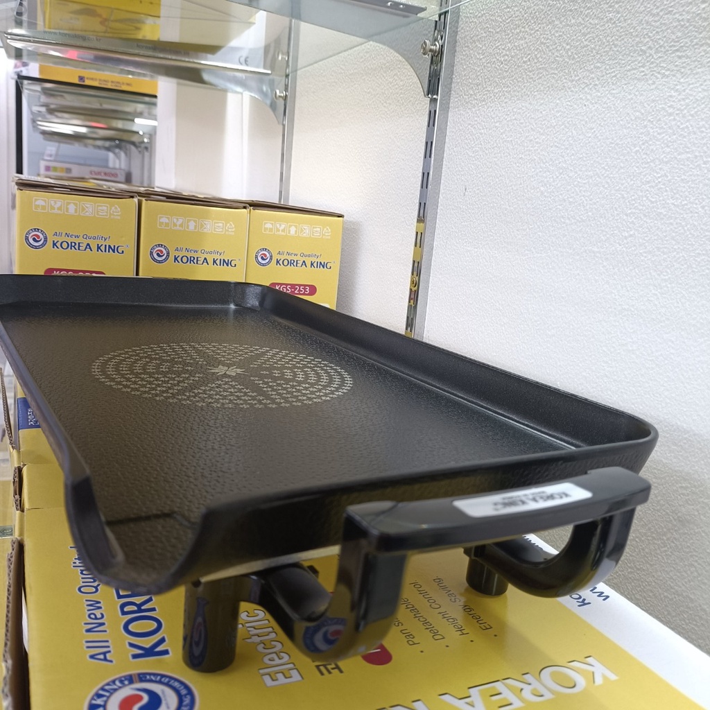 Bếp nướng điện không khói Korea King, Vỉ nướng chống dính đa năng bêp nướng, BBQ, thịt, rau củ [KGS-253,268]