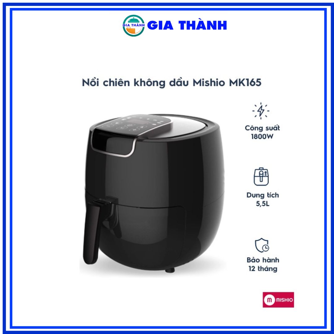 Nồi chiên không dầu Mishio MK-165