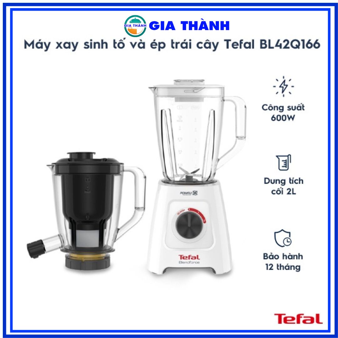 Máy xay sinh tố và ép trái cây Tefal BL42Q166
