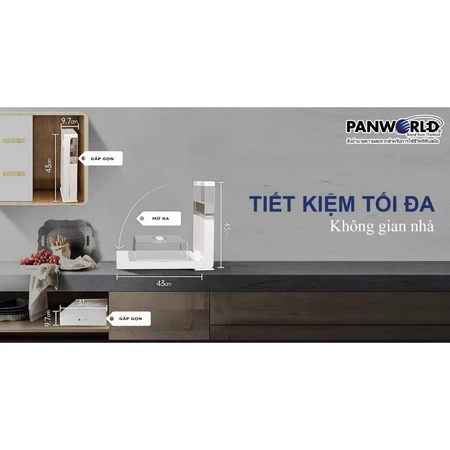 NỒI MÁY HẤP ĐIỆN GẤP GỌN PANWORLD PW- Bảo hảnh 12 Tháng