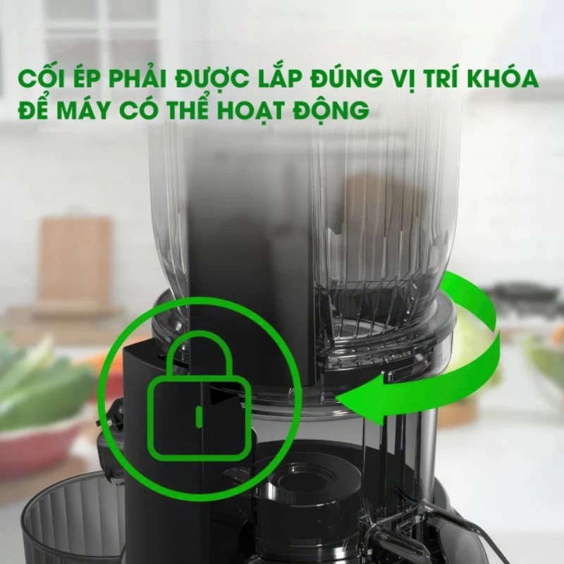 Máy Ép Chậm Bennix Công Suất Lớn BN -09SJ - 250W - 2 Lưỡi ép - Gia Thành Mall