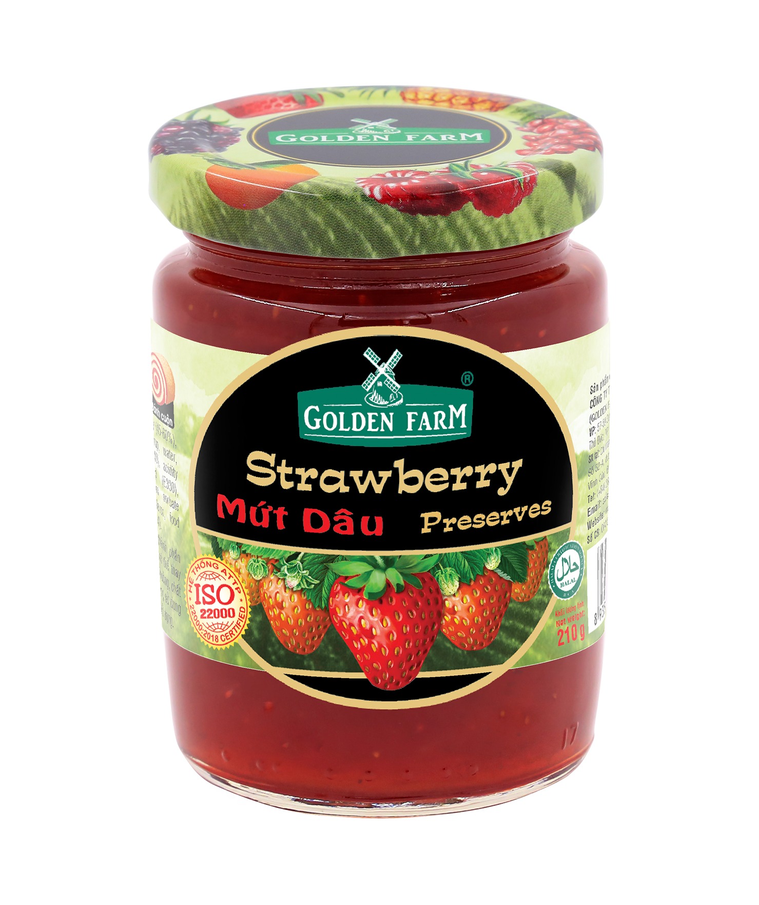 Mứt Golden Farm - DÂU 450G