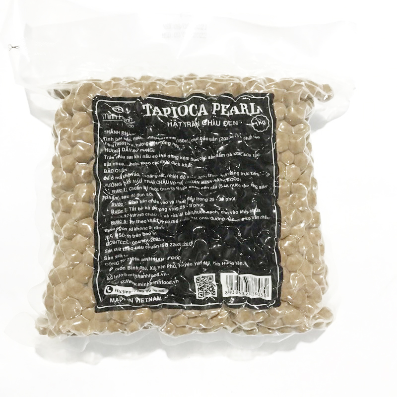 Trân châu Kunhan đường đen bịch 1kg