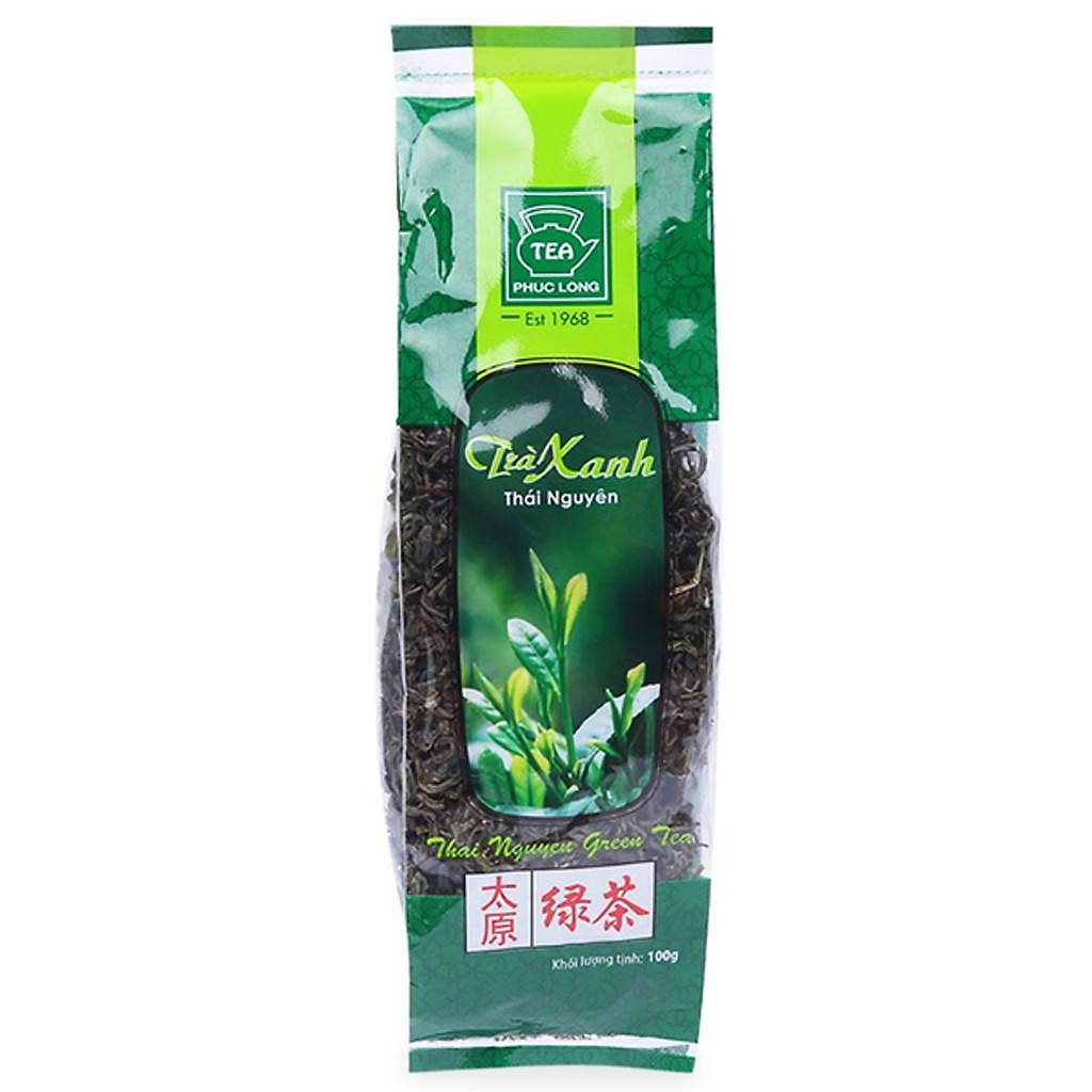 Trà Phúc Long gói 100g - TRÀ XANH