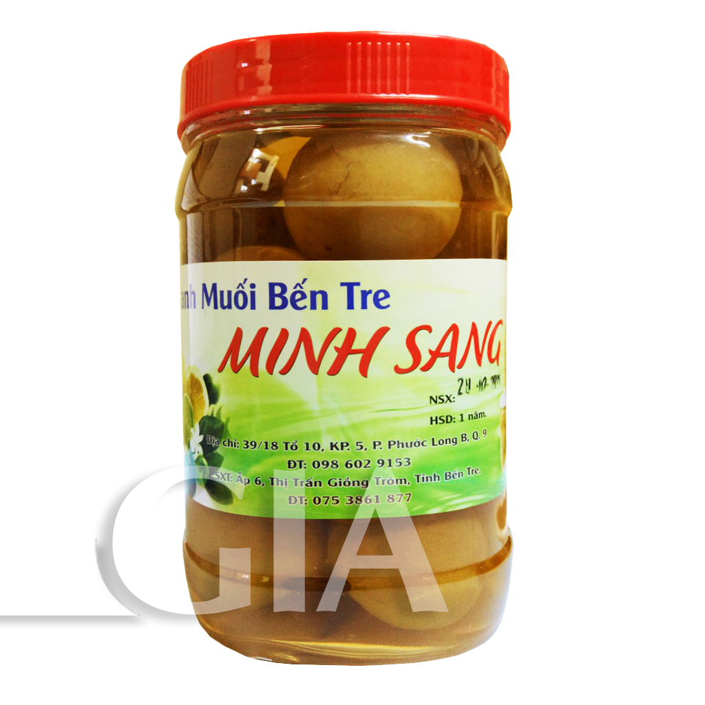 Chanh muối trái Minh Sang hủ 1kg