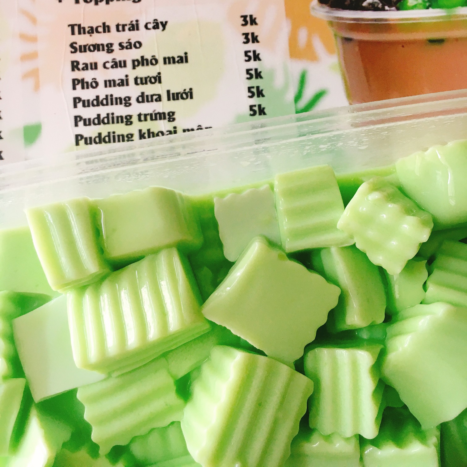 Bột Pudding gói 100g - DƯA LƯỚI