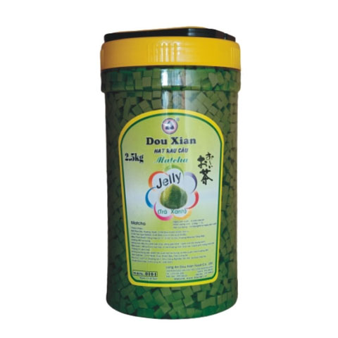 Hạt rau câu Douxian hộp 2.5kg - TRÀ XANH