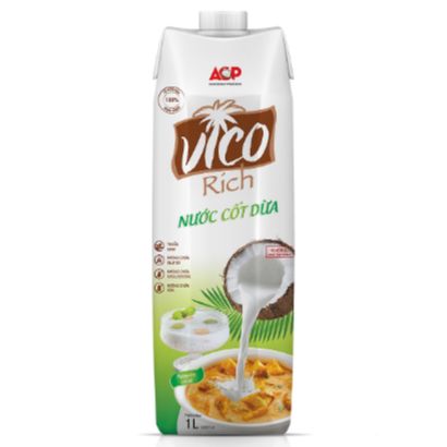 Dừa dứa Vico hộp 1L
