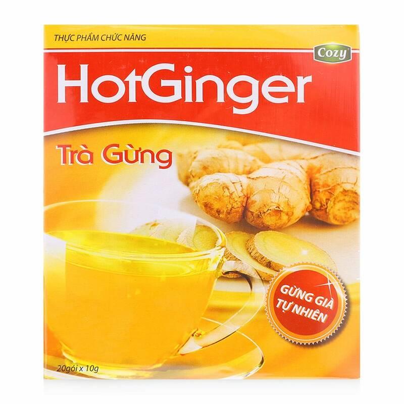 Trà gừng HotGinger Cozy - LỚN 20 GÓI X10G