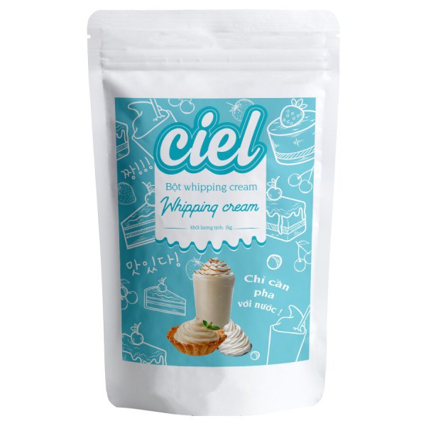(KM) Bột Whipping cream Ciel gói 500g - giảm 4.000/gói đến ngày 31/07