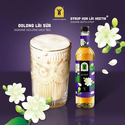 Siro/ syrup Hestia chai 750ml - HOA LÀI (JASMINE)