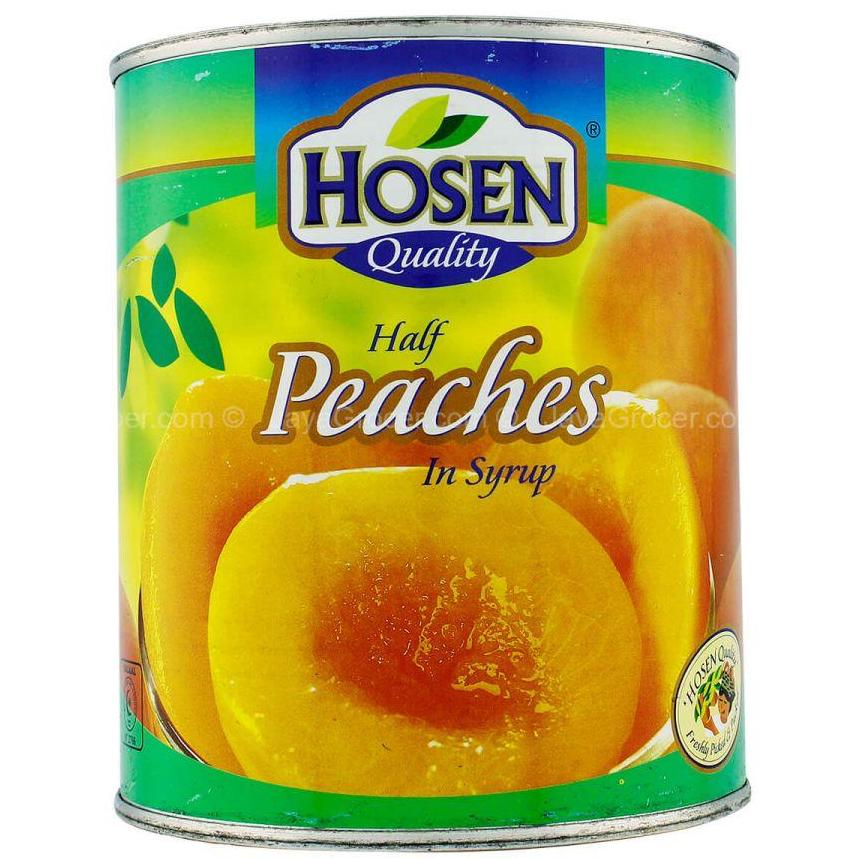 Đào ngâm Hosen lon 825g