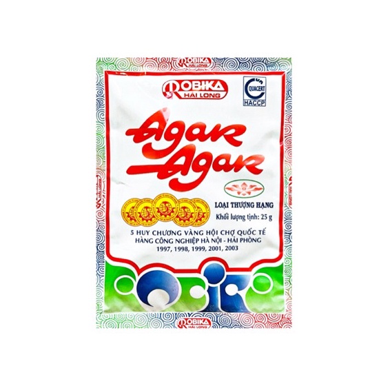 Bột rau câu giòn Agar Robika Hải Long - GÓI 25G
