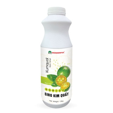 Siro Wonderful chai 1kg3 - KIM QUẤT
