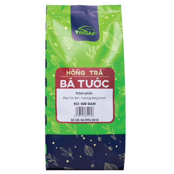 Trà VINSAF gói 500g - HỒNG TRÀ BÁ TƯỚC