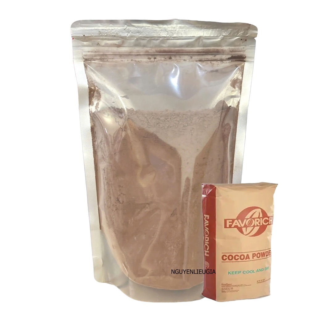 Bột Cacao nguyên chất Favorich - GÓI 500G