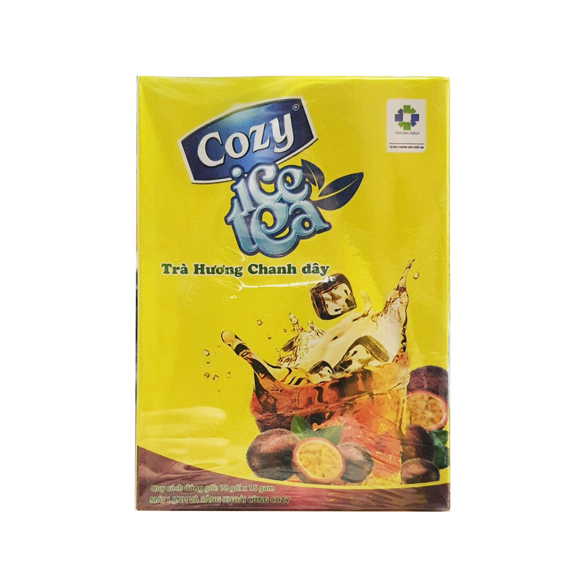 Trà Cozy hòa tan Icetea 270g (18 gói x 15g) - CHANH