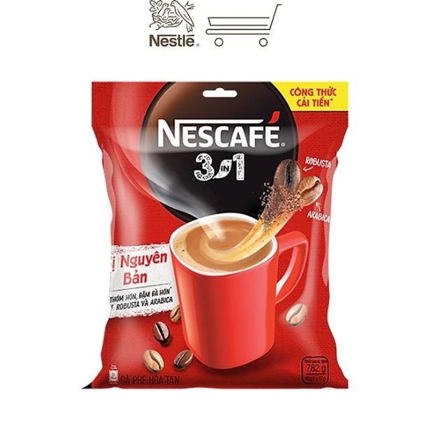 Cà phê hòa tan Nescafe vị nguyên bản 736g - ĐỎ