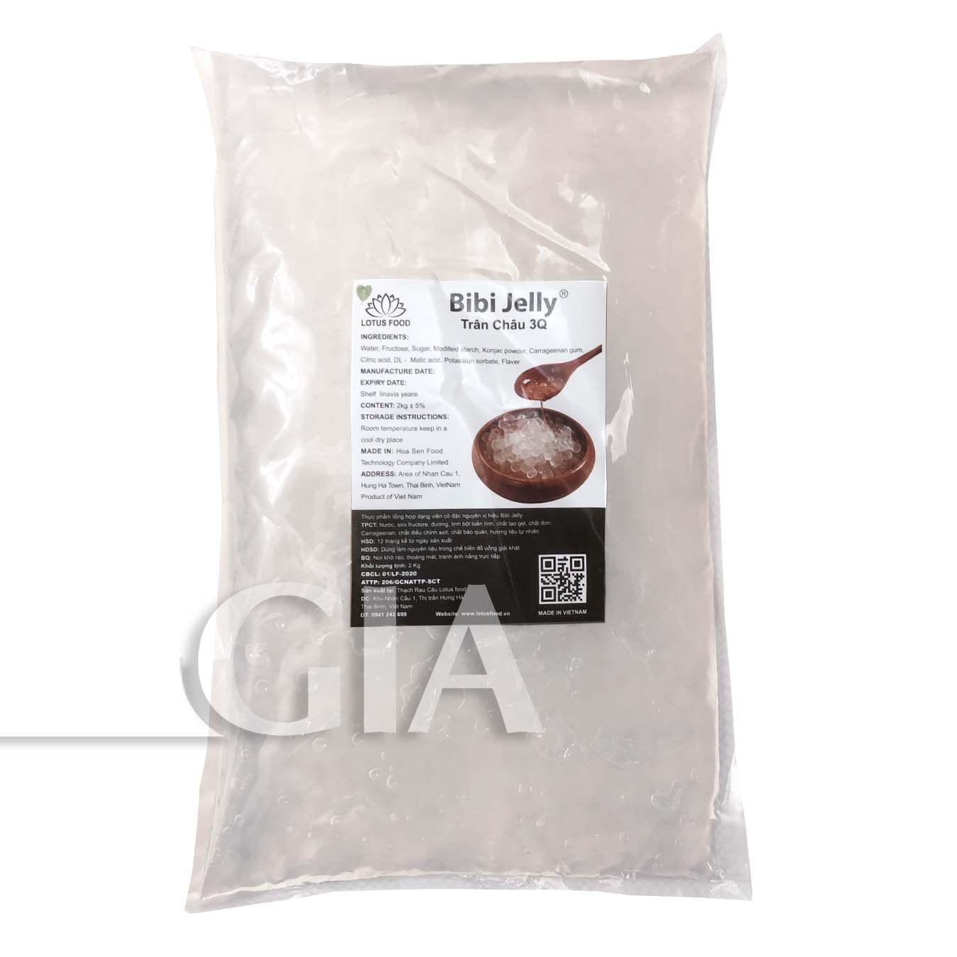 3Q Bibi gói 2kg - TRẮNG NGUYÊN VỊ